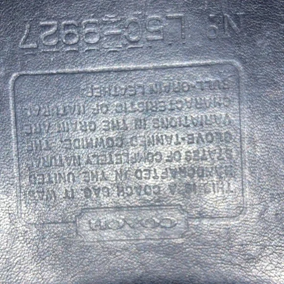 Coach Black Leather Crossbody Bag - Picture 4 of 8